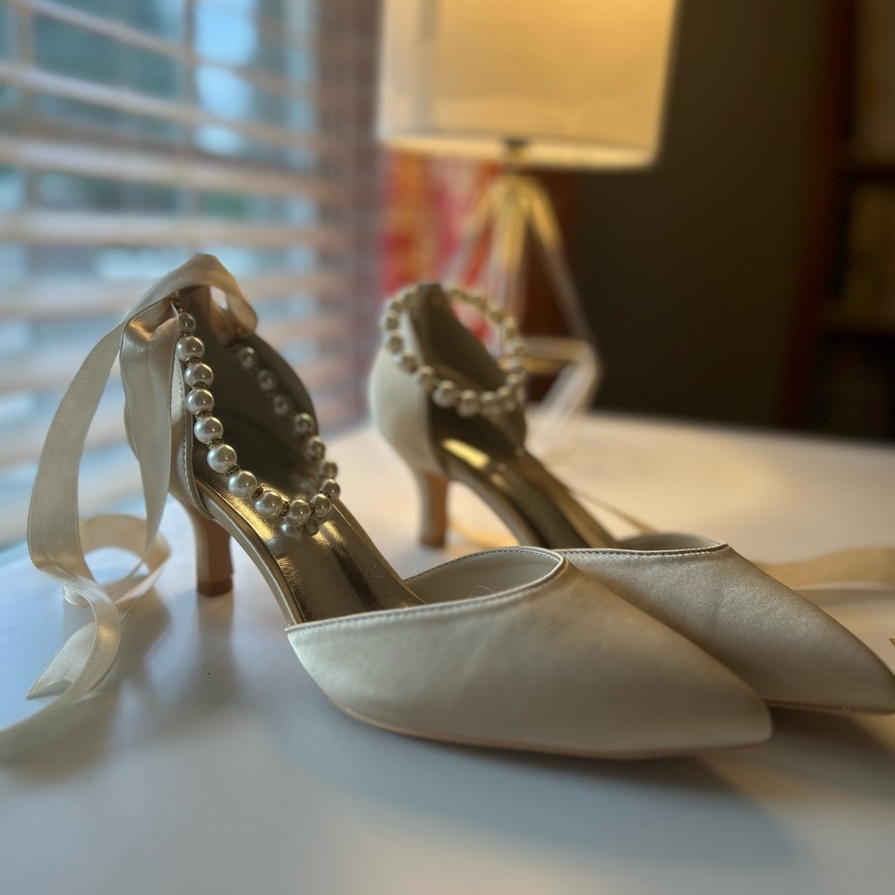 Champagne heels